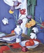 Samuel John Peploe Tulips and Fruit oil